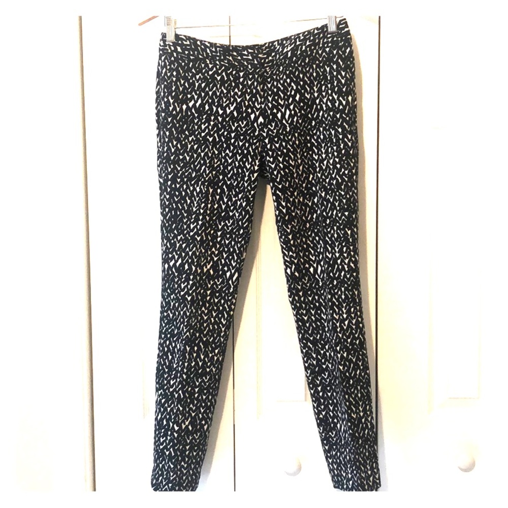 Express Columnist black & white dress pant size 0